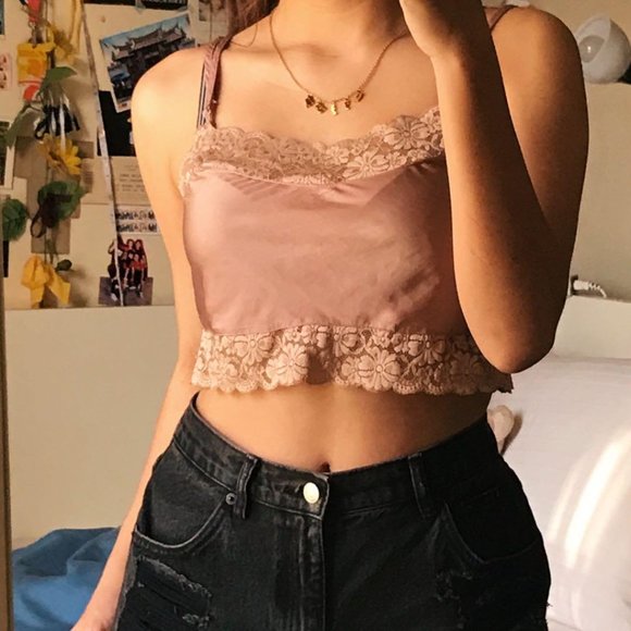 Dusty Pink Dionne Silky Tank - Picture 2 of 8